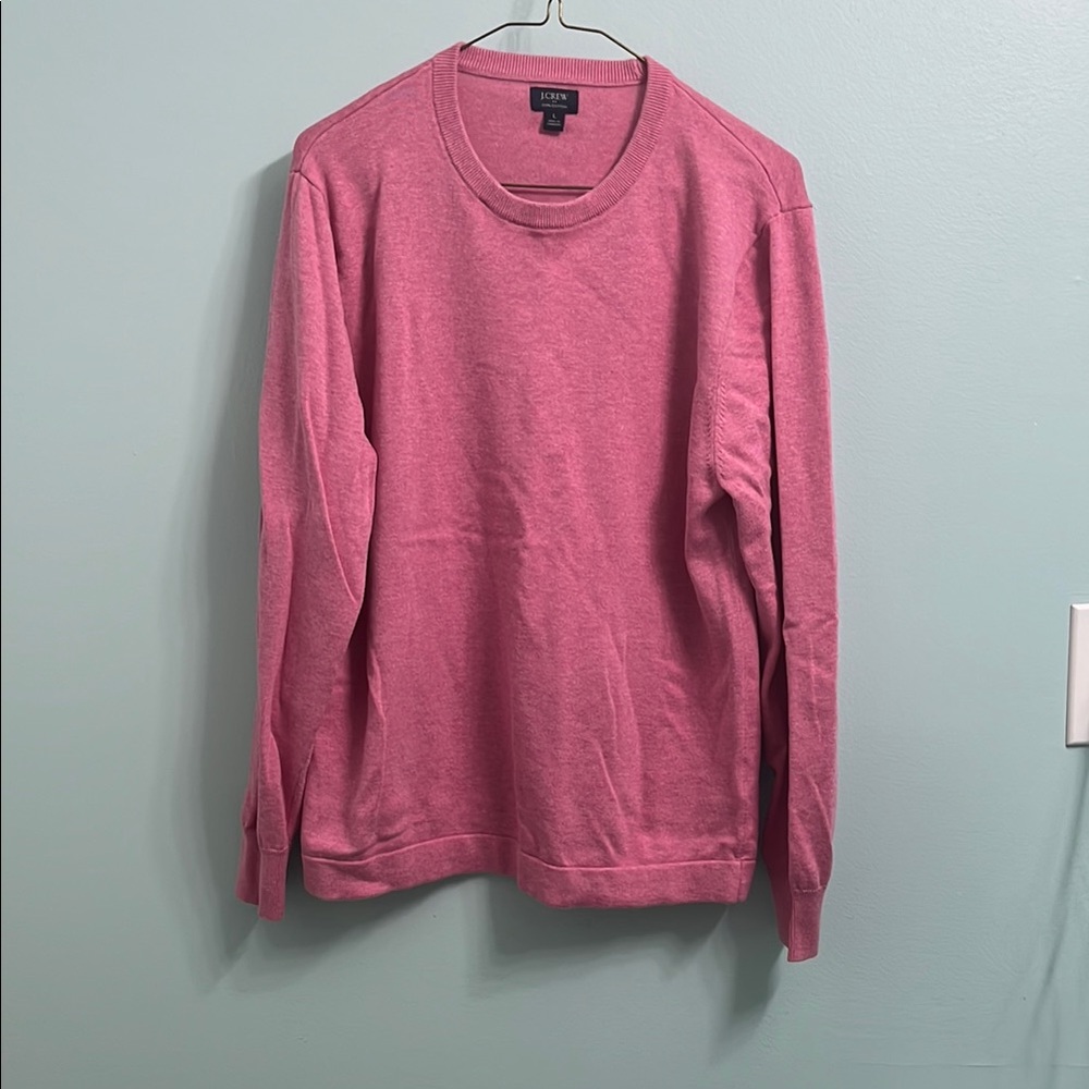 Pink Crew Neck Sweater